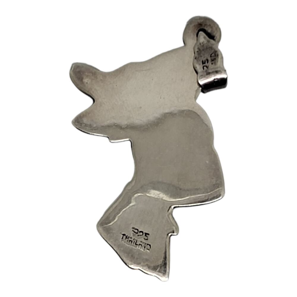 Unique High Polished 925 Precious Sterling Silver Knights Helmet Charm Pendant - Picture 2 of 7